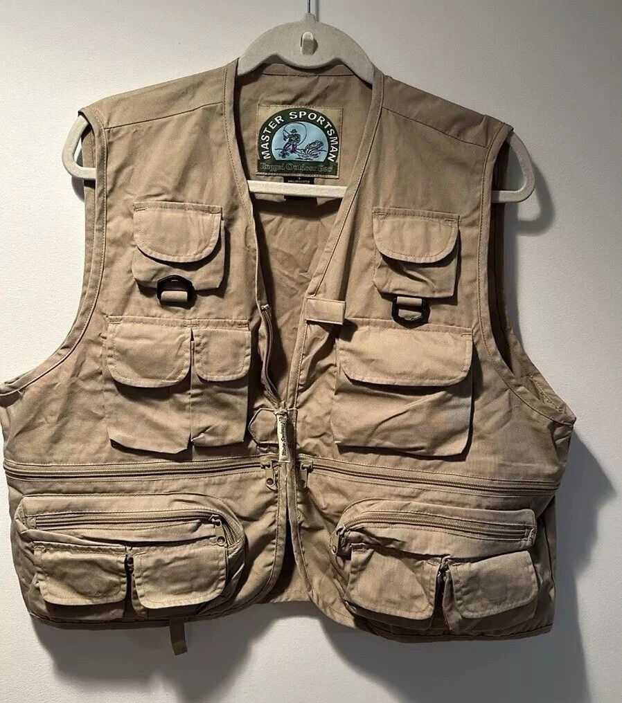 Master Sportsman Fishing Vest - Rugged Outdoor Gear, Size L, Tan
Opens in a new window or tab