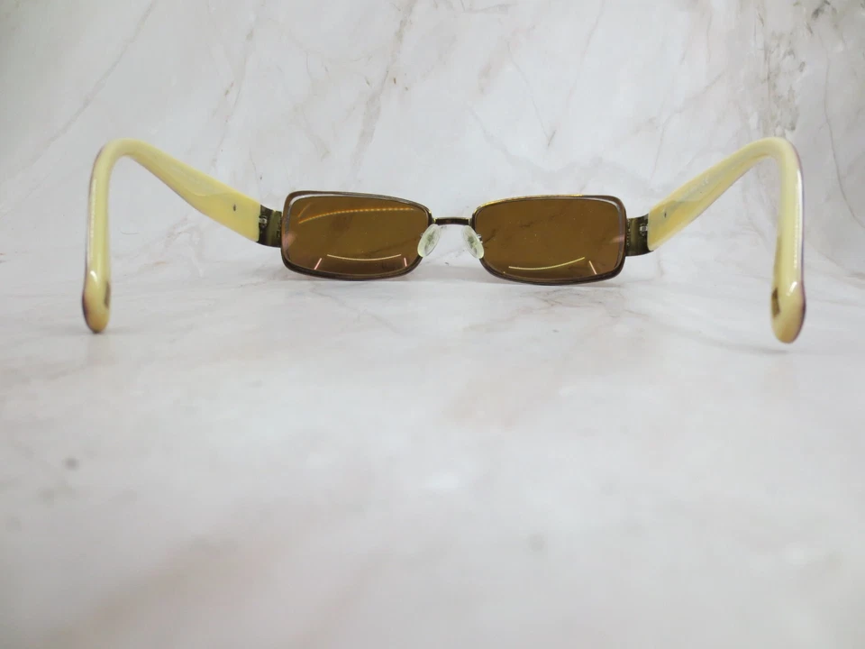 Gafas de sol Nine West marco L6E 02 para hombre lentes marrones metal borde completo 56-16-135 Foto 4 de 4