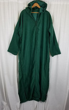 Vintage Hooded Elf Mage Maxi Robe Pullover Cloak Handmade Costume Mens XL Forest