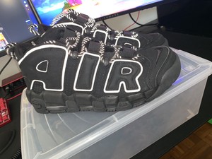 black reflective uptempo