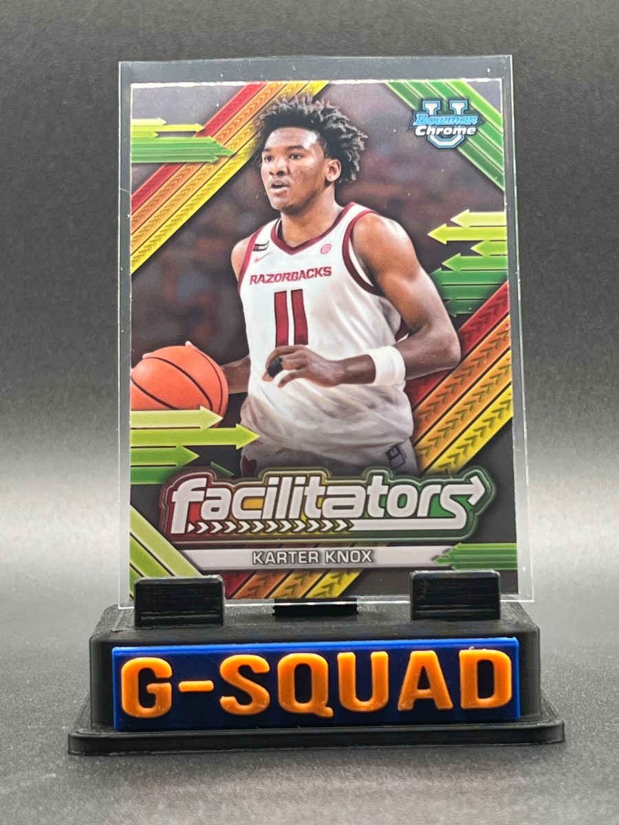ゲームセンター・ゲームカード BOWMAN STERLING 2024-25 Bowman Chrome U #F-9 Karter Knox Facilitators - Arkansas