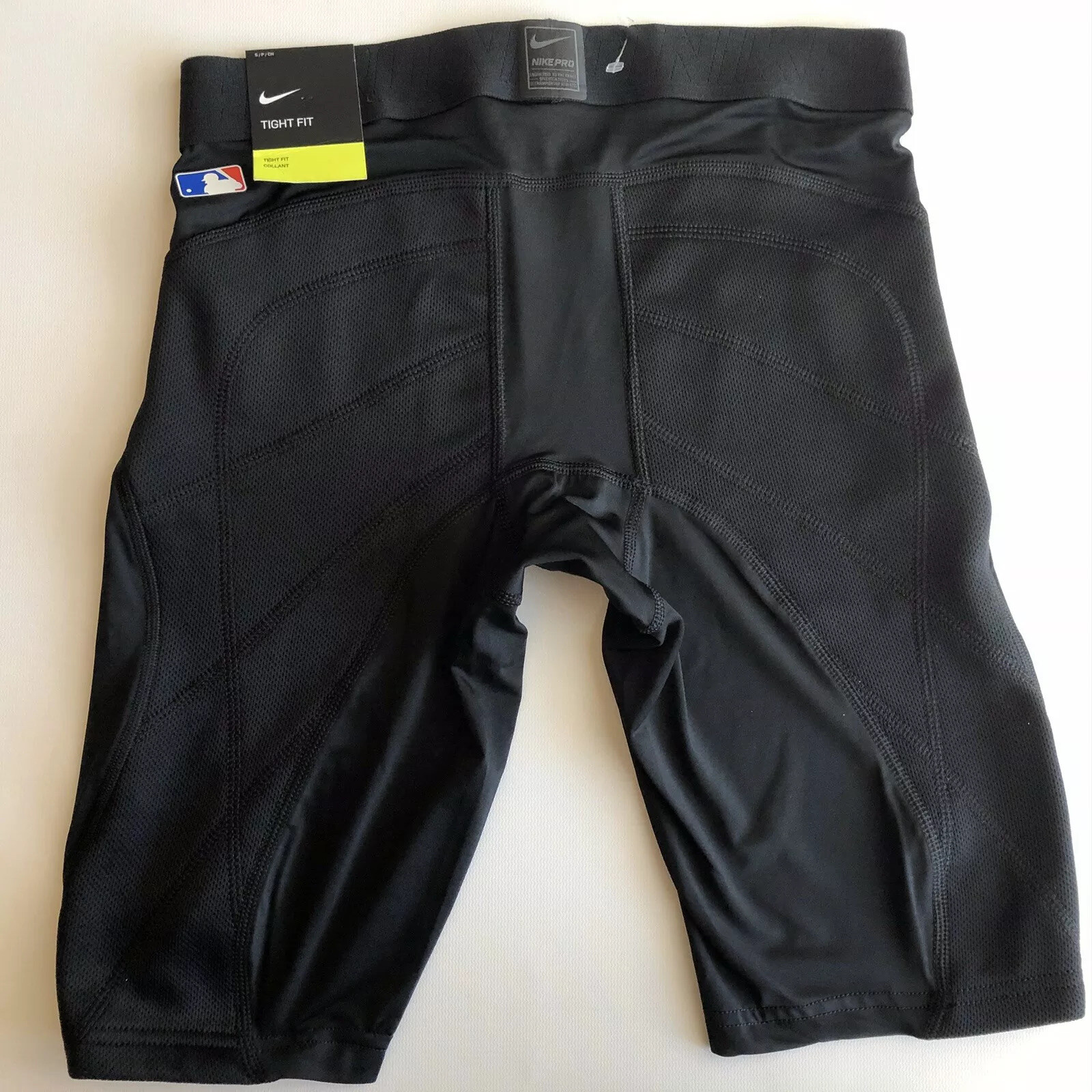 Nike Men's Pro Heist Drifit Baseball Sliding Shorts Black Small 880669