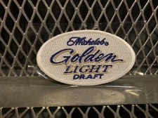 MICHELOB GOLDEN LIGHT DRAFT Beer ~ NEW  Patch for Hat Shirt Vest Unused Iron Sew
