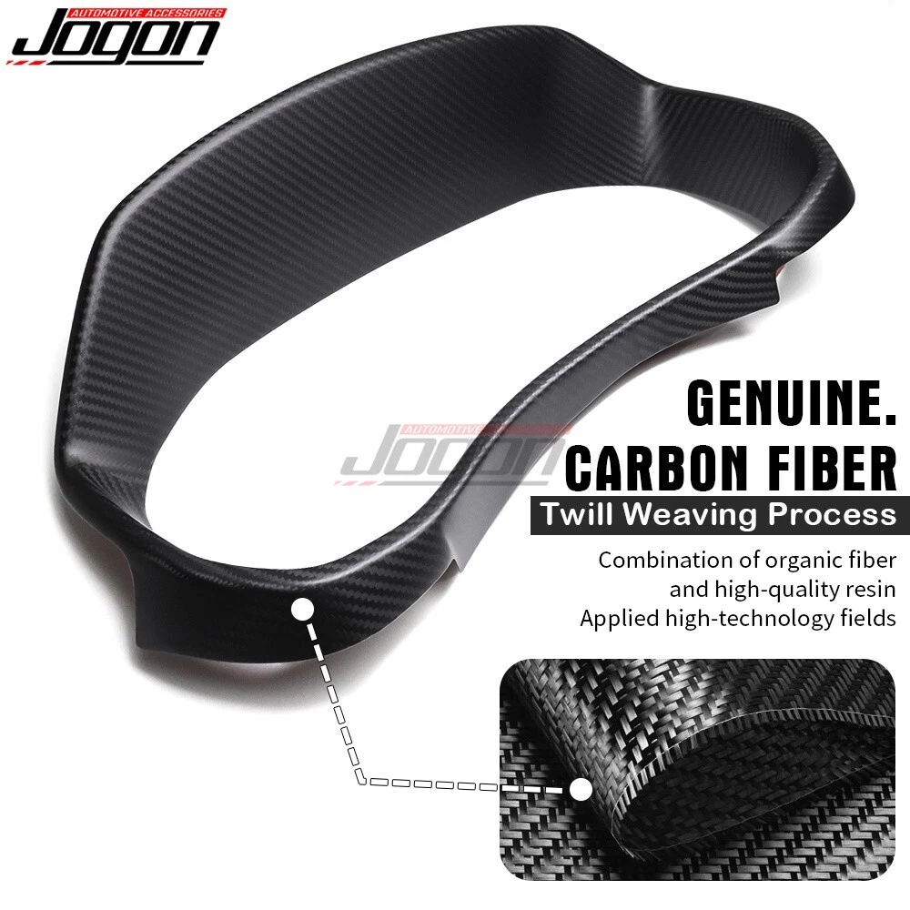 For Dodge Ram 1500 TRX Off-Road 19+ Carbon Instrument Cluster Cover Speedometer - Picture 2 of 13