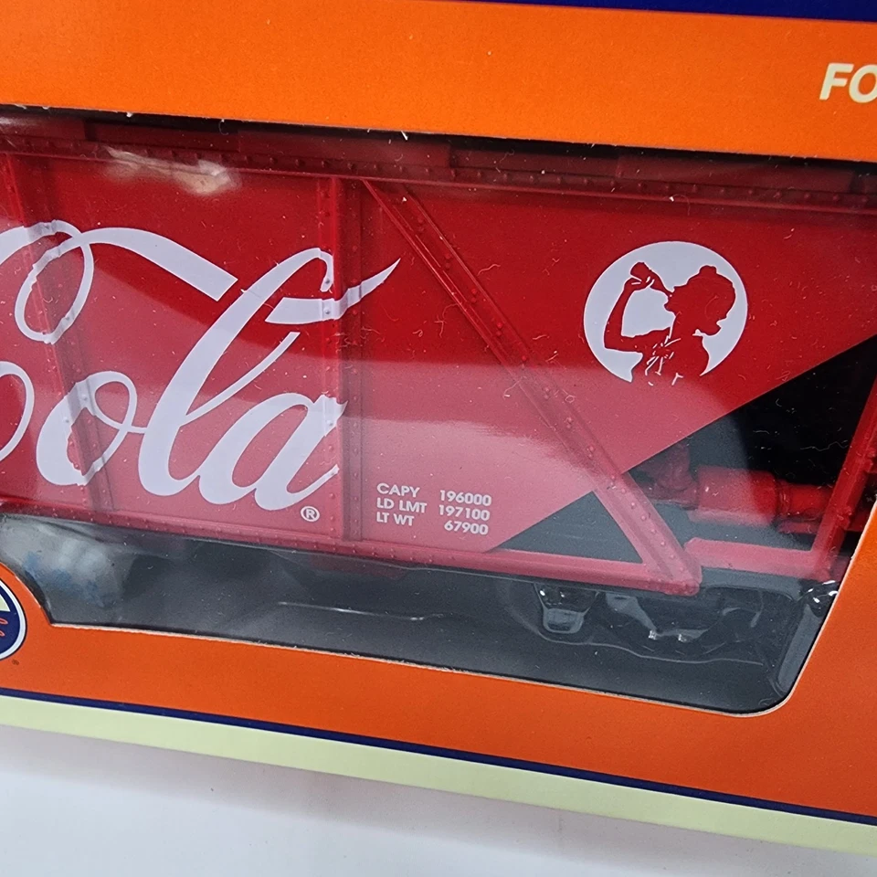 Rare Lionel 6-19365 Coca Cola Hopper Train Set Brand New Trains - Image 3 of 4