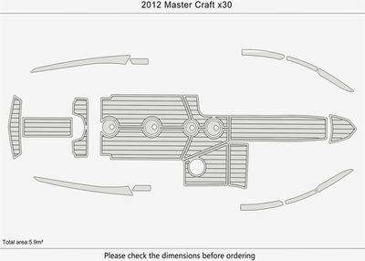 #ad #ad 2012 Mastercraft X30 DuraEVA Boat flooring $909.00