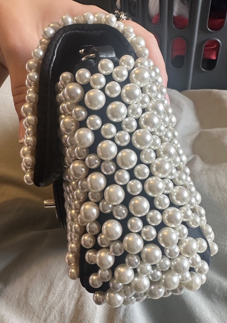 Chanel 19s Spring/Summer Pearl Mini Flap - RARE & COLLECTORS ITEM, Full Set image 3