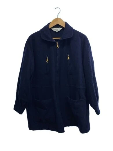 Christian Dior SPORTS Giacca M Lana NVY Colore solido