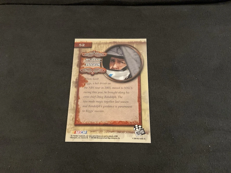 SCOTT RIGGS 2004 PRESS PASS OPTIMA #52 ”YOUNG GUNS” - Image 2 of 2