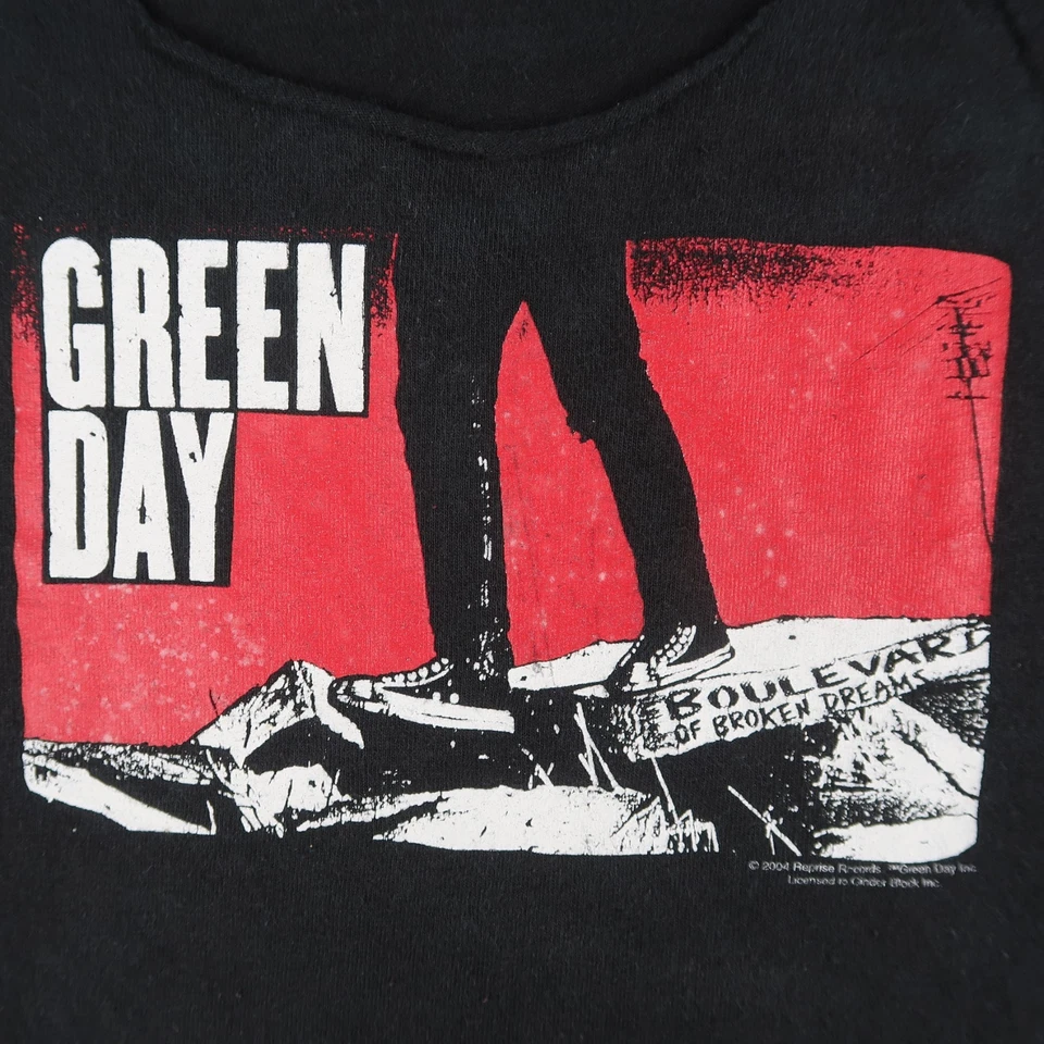 Camiseta De Colección 2004 Green Day Boulevard of Broken Dreams Juvenil Calce Grande Mujer S/M Foto 4 de 4