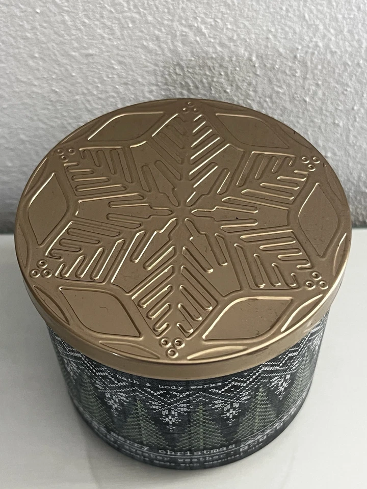 Bath and Body Works Kerze Sweater Weather Merry Christmas 411 Gramm Neu - Bild 2 von 4