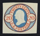 CKStamps: US Cut Square Stamps Collection Scott#U43 Unused H NG