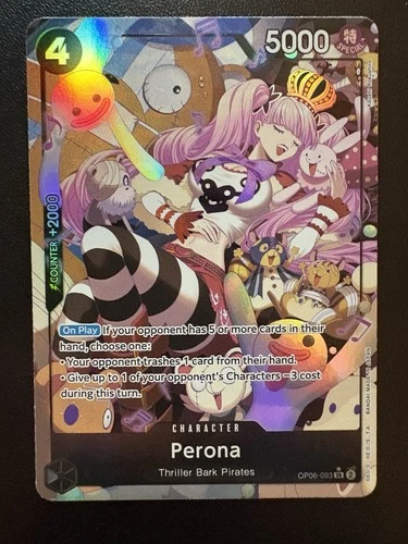 One Piece Perona - OP06-093 (SR *) - Alt Art Wings of the Captain (OP06)