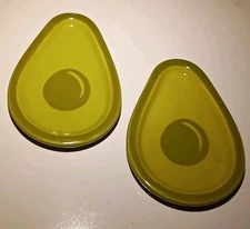 Tabitha Brown Avocado Trinket Tray Spoon Rest Dish Pair Green Boho Decor Plate 2