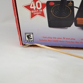 Atari Flashback 2 Classic Game Console 40 Built In Games With 2 Controllers