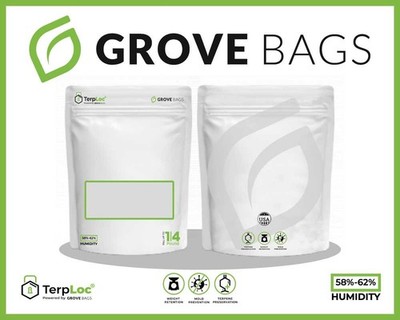 GROVE BAGS TERPLOC - 3,5g - 7g - 15g - 30g - 50g - 100g - 250g - 500g  & Special