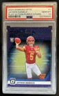 2024 Panini Donruss Optic Jayden Daniels Play Action RC Purple Stars #/25 PSA 10