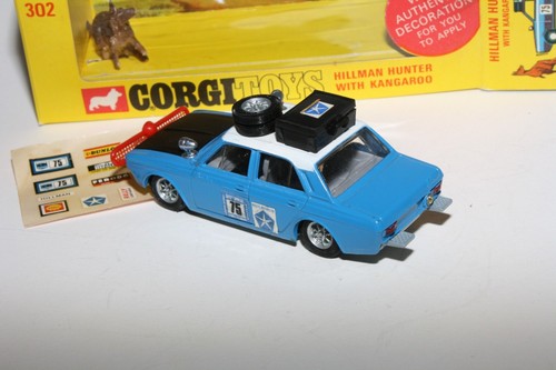 Corgi 302 Hillman Hunter Rally car, Mint in VNM Original Box - Picture 8 of 8