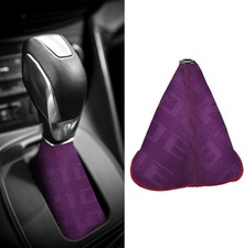 Dust Cover, Shift Boot Cover, Fabric Shifter Manual/Auto Shift Knob Boot Purple