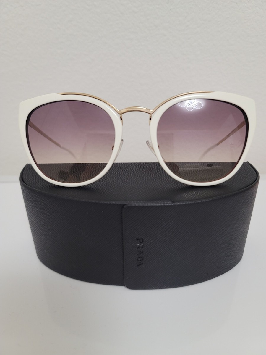 Preowned unisex prada sunglasses Prada Pre-Owned triangle-logo Sunglasses | Brown | FARFETCH BH main image 3