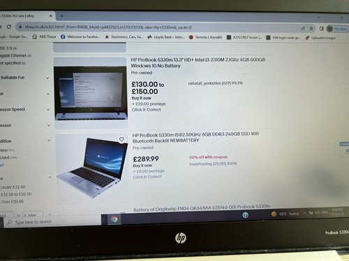 HP Probook 5330m computer portatile i5 250 GB disco rigido - Foto 9 di 9