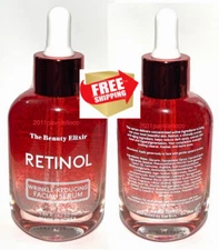 The Beauty Elixir  * RETINOL ~ Wrinkle Reducing Facial Serum ~ 1.69 fl oz