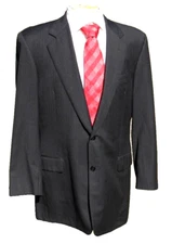 Hickey Freeman 'Regent' Loro Piana Tasmanian 120's Blazer Mens 43L Herringbone