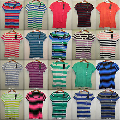 Tommy Hilfiger,Women's short sleeve T-Shirts,Deep V & Crew Collar,NWT
