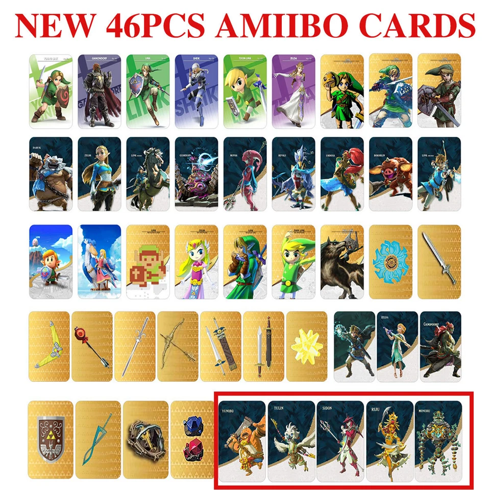 46/5pcs BOTW TOTK Zelda Tears of the Kingdom Mini NFC Cards for Switch 2/1 Wii U - Image 2 of 4