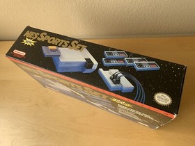 Nintendo NES SPORTS SET Console TESTED BOX video game World Cup V'Ball system