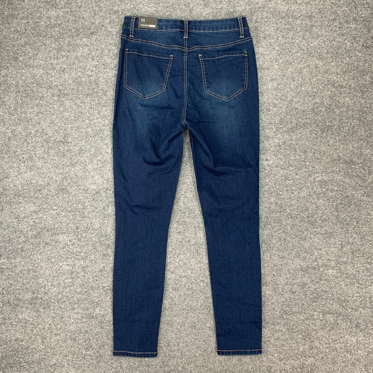 Fashion Nova Oooh Girl High Rise Jeans Womens 11 Ankle Skinny