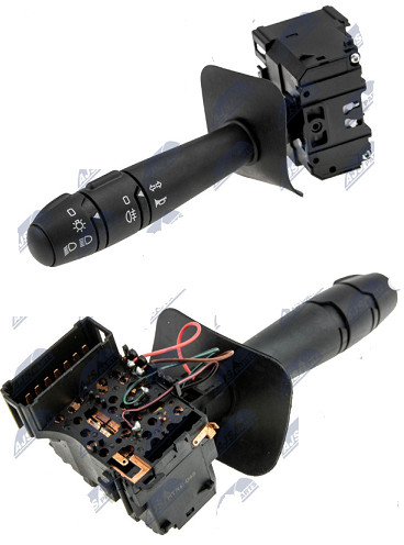 Commodo Renault Thalia interrupteur clignotant et commande phare antibrouillard avant