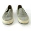 miniatura 2  - FRYE MEN&#039;S LEATHER Suede SLIP ON SNEAKERS SIZE 8 Gray White