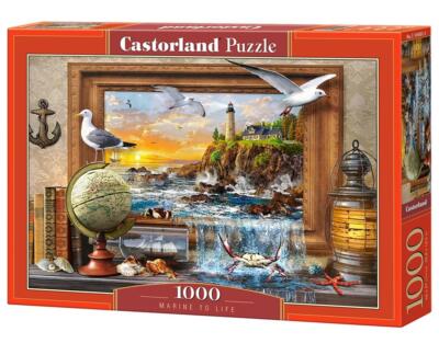 5904438104581 PUZZLE 1000EL CASTORLAND C-104581 MARINE CASTOR