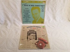 2 LP Lot ~ Various ~ Alan Freed's Rock N' Roll Dance Party V5 & Rock N Soul 1963