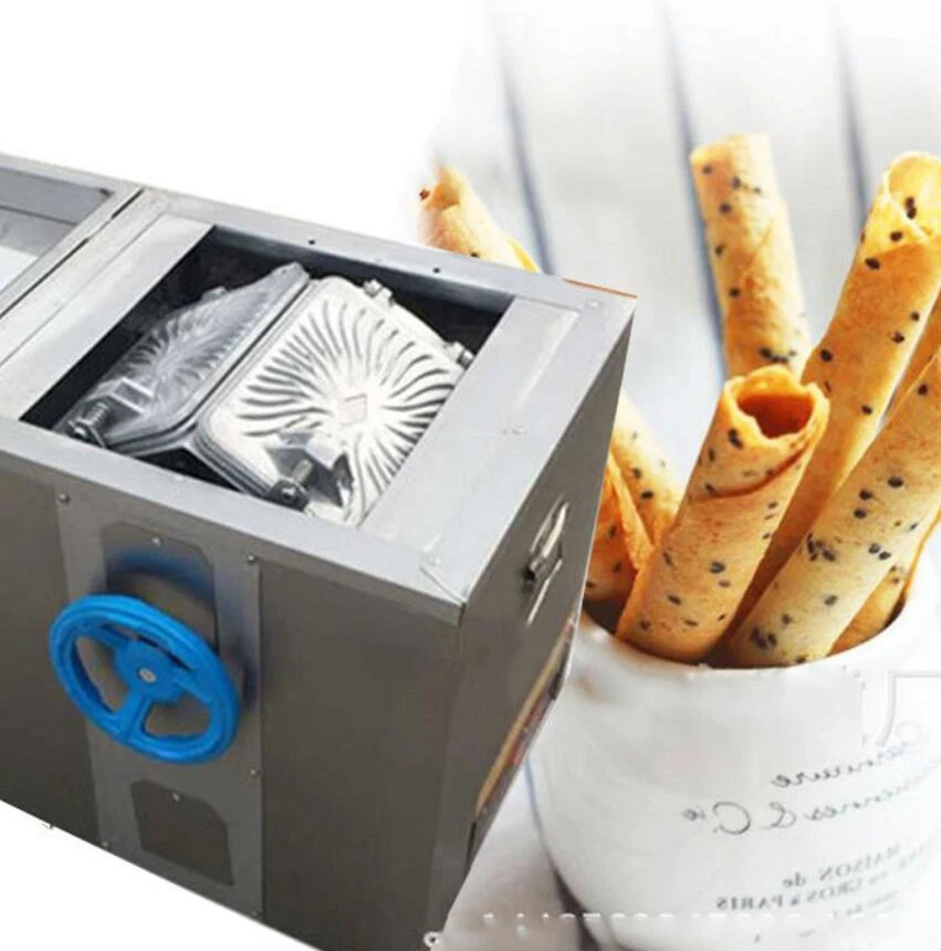 Commercial Stainless Steel Gas Baking Machine Roasted Crispy Egg Roll Machine M