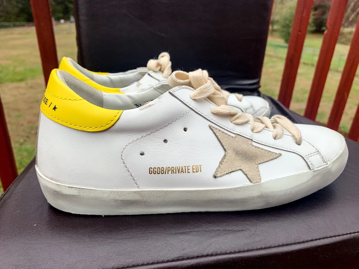 Golden Goose GGDB Private Edt Women’s Super Star Leather Sneaker/Golden Heel Tab