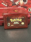 Pokemon Ruby Version GBA NEW BATTERY AUTHENTIC Gameboy Advance Cartridge only