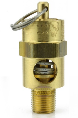 #ad 1 8quot; NPT 125 PSI Air Compressor Safety Relief Pressure Valve Tank Pop Off USA $10.95