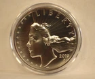 2019-P American Liberty High Relief Silver Medal 2.5oz .999 W/Box & COA