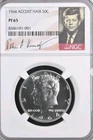 1964 Accented Hair Proof Kennedy Half Dollar NGC PR65 Bx98