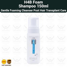 H4B Foam Shampoo 150ml, Gentle Foaming Cleanser Post Hair Transplant Care