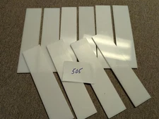 White Plastic Delrin/Acetal sheet/block lot, 10 piece CNC Mill CNC Router(#505)