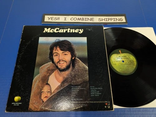 Paul McCartney - Self-Titled - 1970 Rock LP Apple VG VINYL RECORD  Beatles