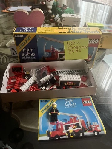 Lego 6480 - Hook and Ladder Truck - Classic Town - Used Condition 100% complete