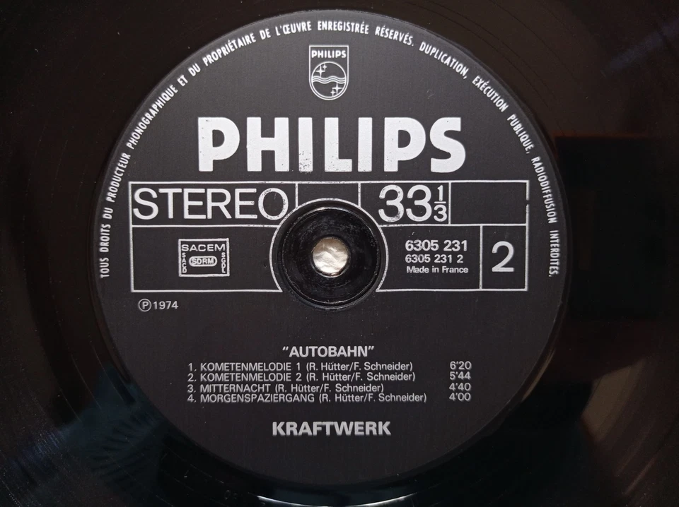 Kraftwerk Autobahn · Lp · 1975, photo 4 sur 4
