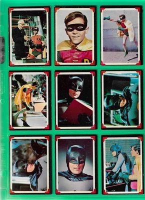 1966 O-PEE-CHEE CANADA BATMAN Riddler Back KOMPLETT 38 KARTEN SET EX + Decoder - Bild 1 von 4