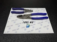 Snap-on Tools USA NOS RARE 2pc DARK PURPLE Slip-Joint Pliers / Cutters Set 47ACF