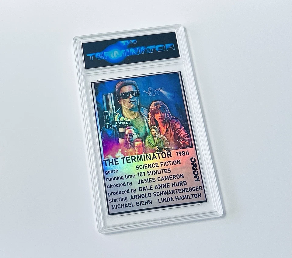 The Terminator Arnold Schwarzenegger Movie Custom Film Card In Slab Case Promo - Bild 2 von 2