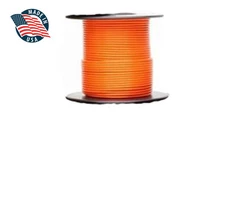 15ft Mil-Spec high temperature wire cable 22 Gauge ORANGE Tefzel M22759/16-22-3 